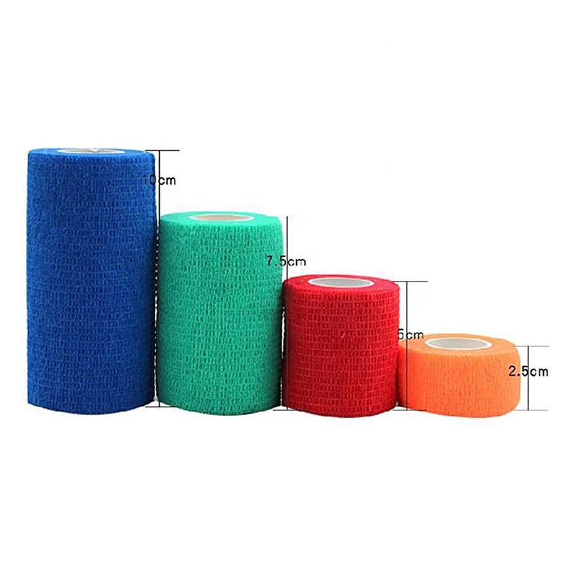 Self adhesive bendage wrap